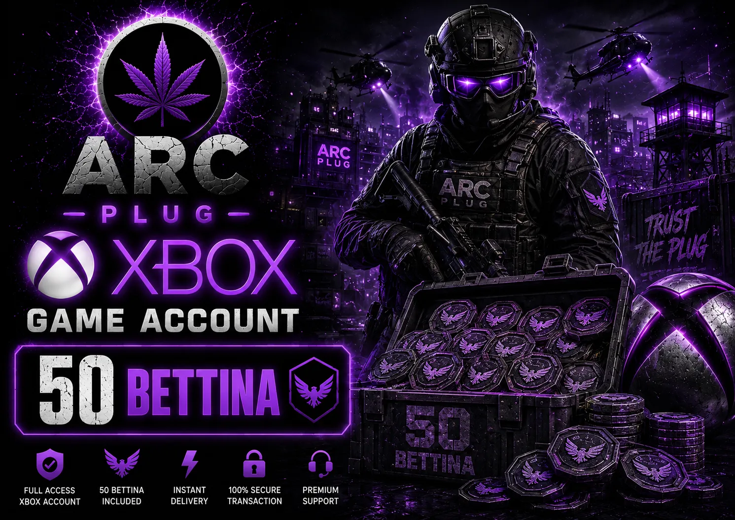 50 Bettinas Xbox game account