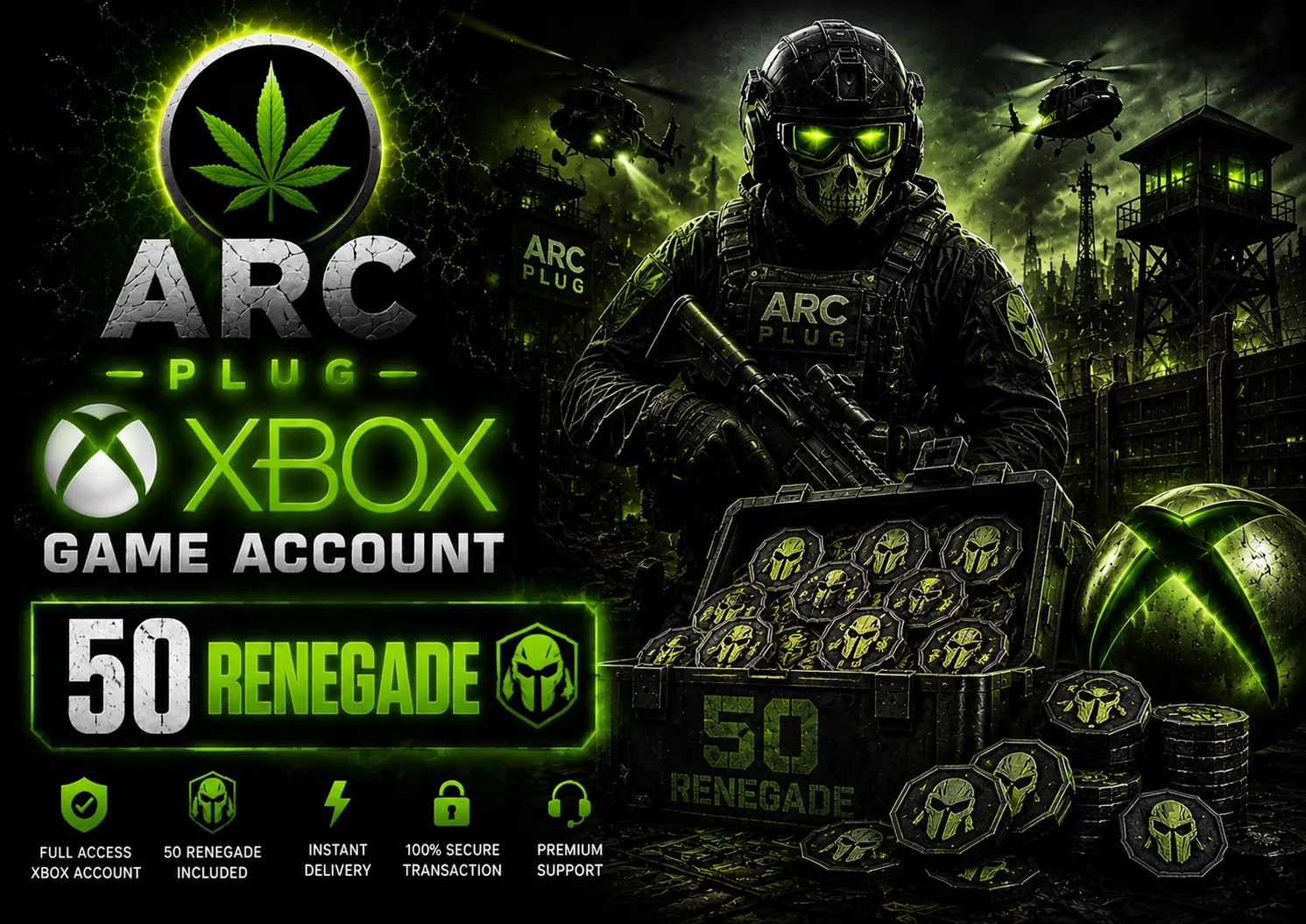 50 Renegades Xbox game account